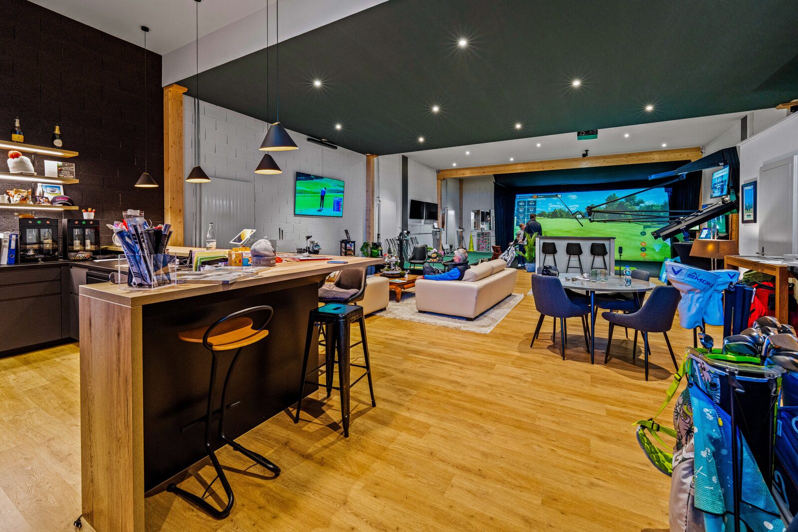 Académie de golf indoor premium